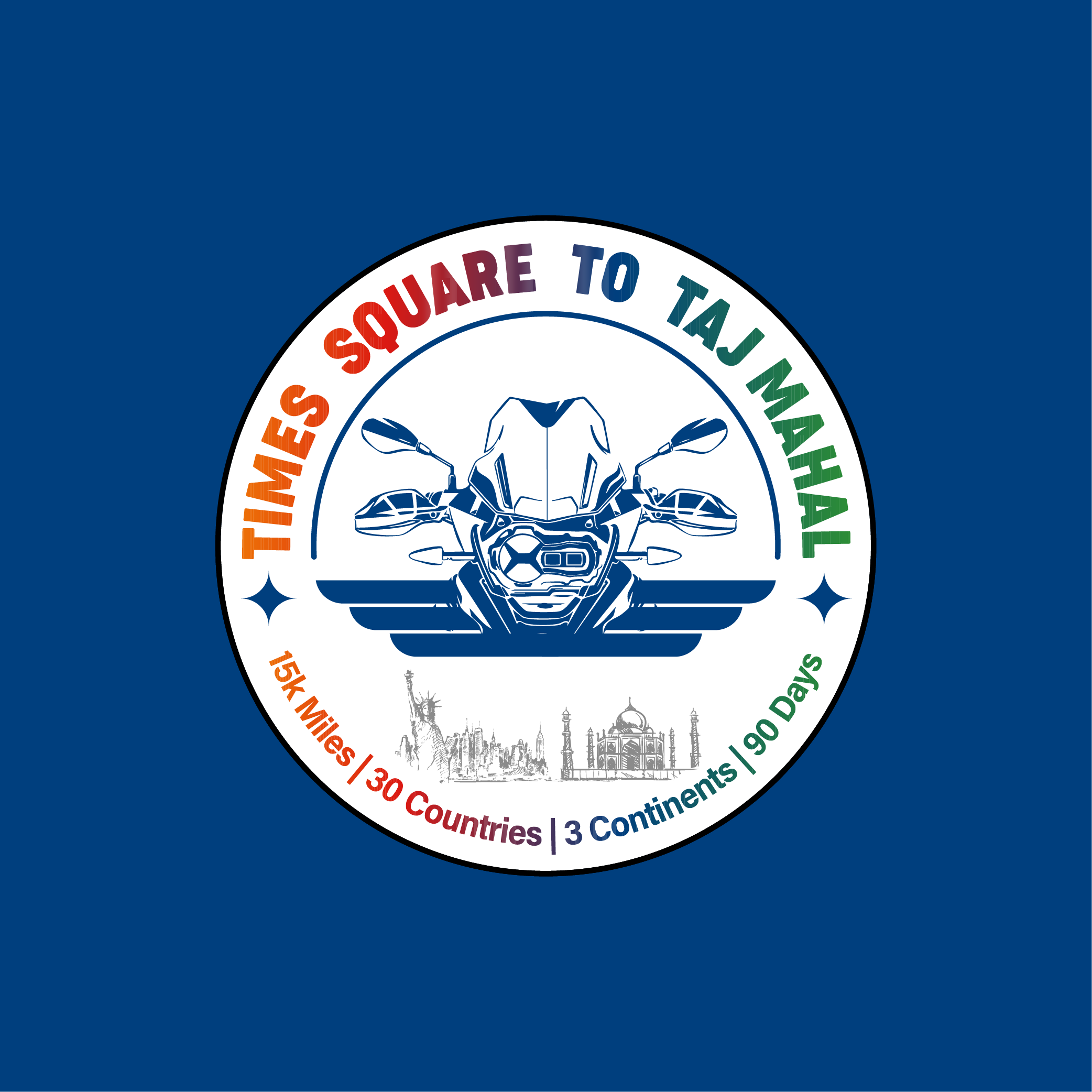 Time Square to Taj Mahal logo